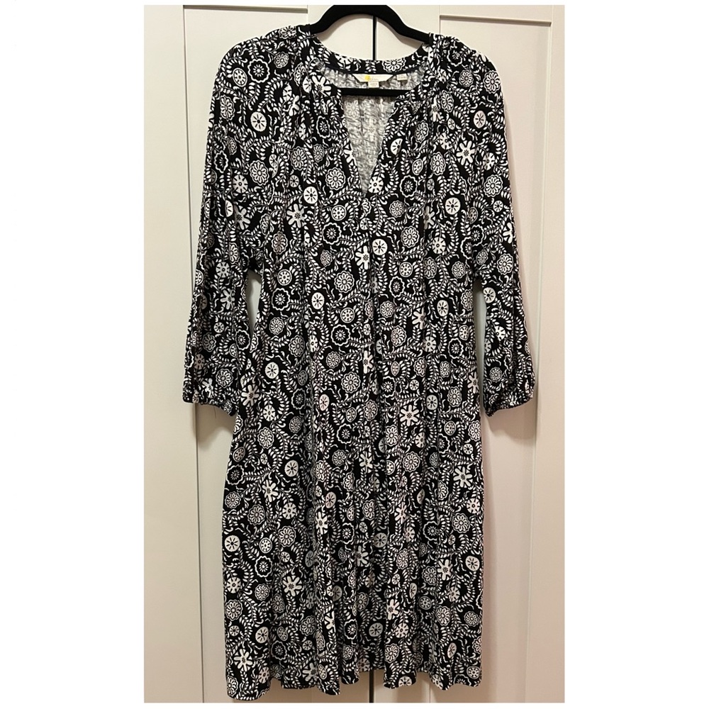 Boden Notch Neck Jersey Dress, 16L, EUC - Picture 4 of 8